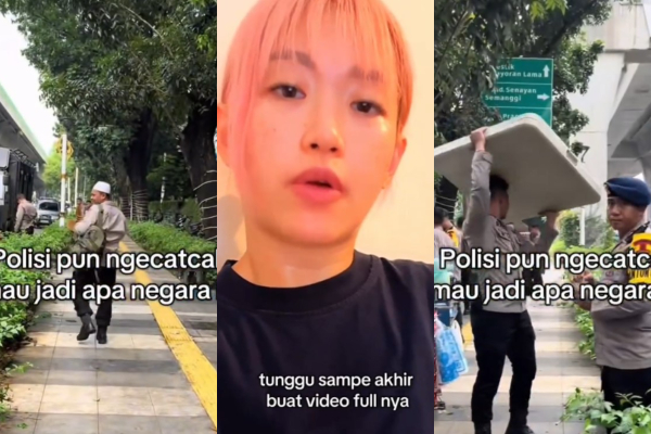 Oknum Polisi Catcalling Tiktoker di Trotoar Jakarta Mendadak Viral di Medsos, Ini Kronologinya! 2 Oknum Polisi Catcalling Tiktoker di Trotoar Jakarta Mendadak Viral di Medsos, Ini Kronologinya!