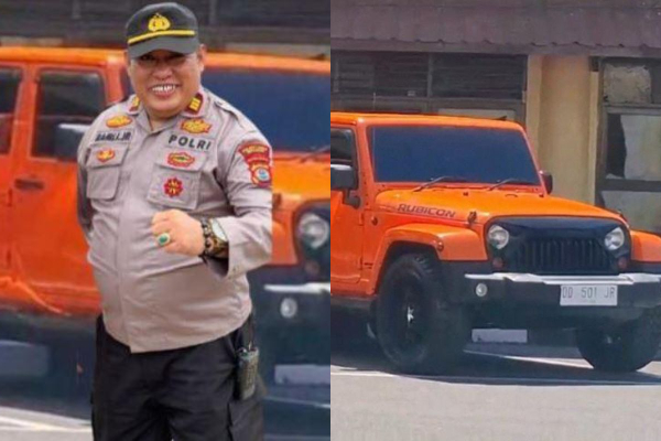 Gaji Perwira Polisi Makassar yang Menggunakan Pelat Palsu Mobil Rubicon, Diduga Turuti Gaya Hidup