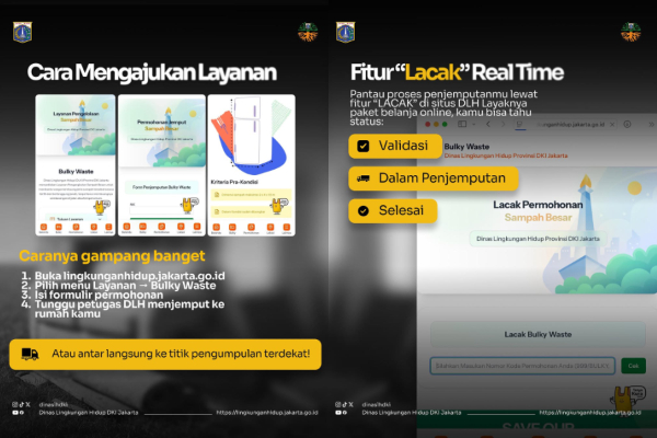 Cara Daftar Layanan Angkut Sampah Besar di Jakarta