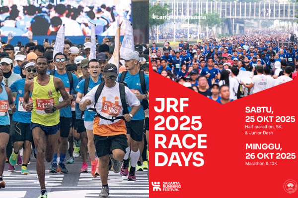 Daftar Rute Jakarta Running Festival 25-26 Oktober 2025, Kategori Anak Hingga Profesional