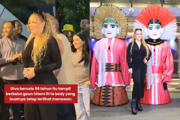 Mariah Carey Disambut Ondel-Ondel