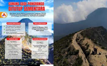 Pendakian Gunung Gede Pangrango Ditutup Sementara, Ternyata ini Alasannya!