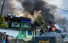 Kebakaran Kodam Lama di Jayapura, Api Menjalar ke Pemukiman