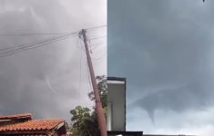 Puting Beliung di Bojonggede Menggulung di Atas Permukiman, Warga Panik: Bagian Atas Berputar!