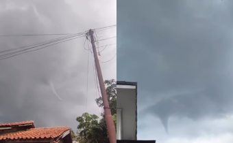 Puting Beliung di Bojonggede Menggulung di Atas Permukiman, Warga Panik: Bagian Atas Berputar!