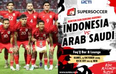Lokasi Nobar Timnas Indonesia vs Arab Saudi di Jakarta Round 4 QWC Kamis 9 Oktober 2025