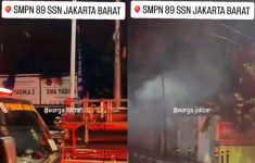Kebakaran di Kantin SMPN 89 Jakarta, Sembilan Unit Damkar Dikerahkan