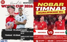 Info Tempat Nobar Timnas Indonesia vs Arab Saudi di Tangerang Round 4 Kualifikasi Piala Dunia