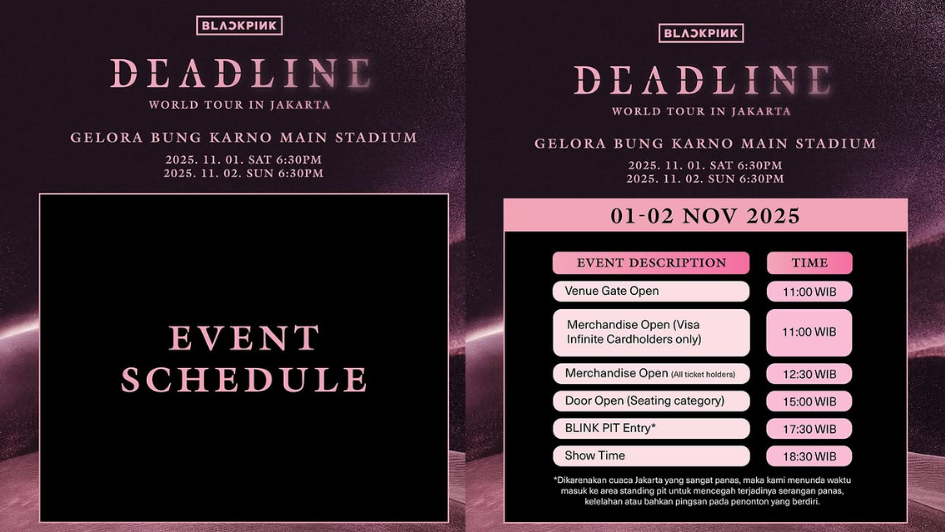 Rundown Konser BLACKPINK di Jakarta 2025, Jam Berapa Open Gate? 2 haijakarta 31 1