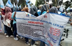 Buruh Lebak Tuntut Kenaikan UMK 10,5% (Source: Banten News)