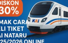 Cara Dapat Diskon 30% Tiket Kereta Api Nataru