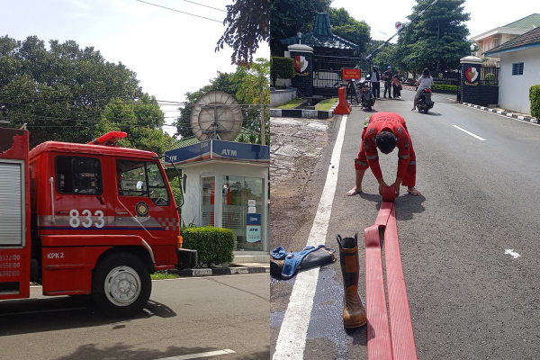 Kebakaran Markas Paspampres di Bogor, 8 Mobil Damkar Diterjunkan untuk Penanganan