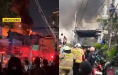 Kebakaran Pemukiman di Bendungan Hilir Jakpus Hanguskan 20 Rumah, 150 Warga Mengungsi