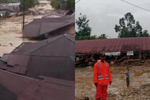 Banjir Bandang dan Longsor di Sumut: 10 Warga Meninggal Dunia, Ratusan Rumah Rusak