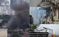 Kebakaran Rumah di Kebayoran Lama, Asap Tebal Terlihat hingga Sekitar GBK