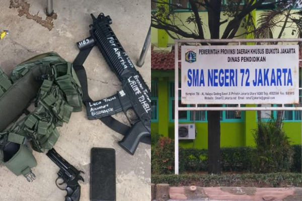 Polisi Temukan Senjata Rakitan di Lokasi Ledakan SMAN 72 Jakarta, Ada Tulisan Welcome to Hell
