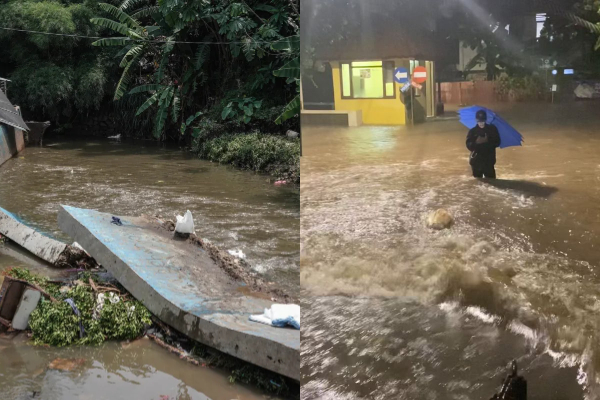 Banjir di Jakarta Selatan Masih Rendam 2 Wilayah Gegara Tanggul Jebol, Warga Mengungsi ke Atap 2 Banjir di Jakarta Selatan Masih Rendam 2 Wilayah Gegara Tanggul Jebol, Warga Mengungsi ke Atap