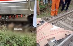 Wanita Tersambar Kereta di Kebayoran Lama, Warga Sempat Peringatkan Korban