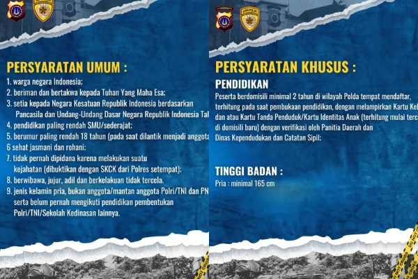 Peluang Emas! Cara Daftar Rekrutmen Bintara Brimob 2025 Online: Jadwal, Syarat, hingga Tahapan Seleksinya