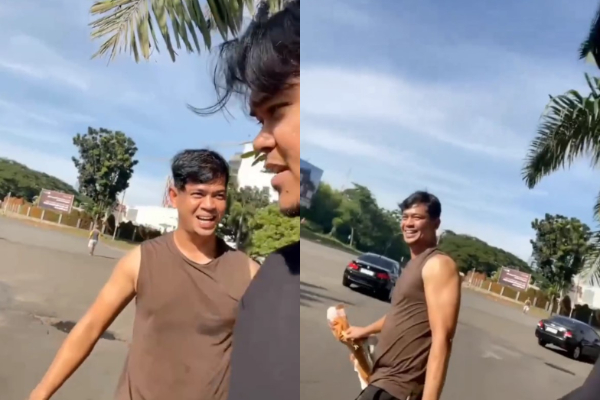 Surya Insomnia Tambal Lubang Jalan di Serpong, Netizen: Karakternya Luar Biasa, Salut Banget!