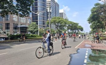 Suasana Jakarta saat CFD (Source: Detik)
