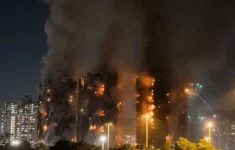 Ilustrasi tragedi kebakaran Hong Kong