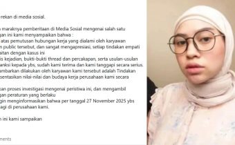 Kasus tumbler Tuku Anita Dewi dipecat