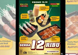 Promo 12.12 Diskon Makanan Paling Gokil, Buruan Cek Daftar Restorannya! 2 Promo 12.12 Diskon Makanan Paling Gokil, Buruan Cek Daftar Restorannya!