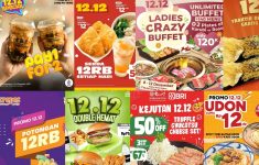 Nikmati segera berbagai promo 12.12 diskon makanan sebelum berakhir. Jangan sampai kelewatan!