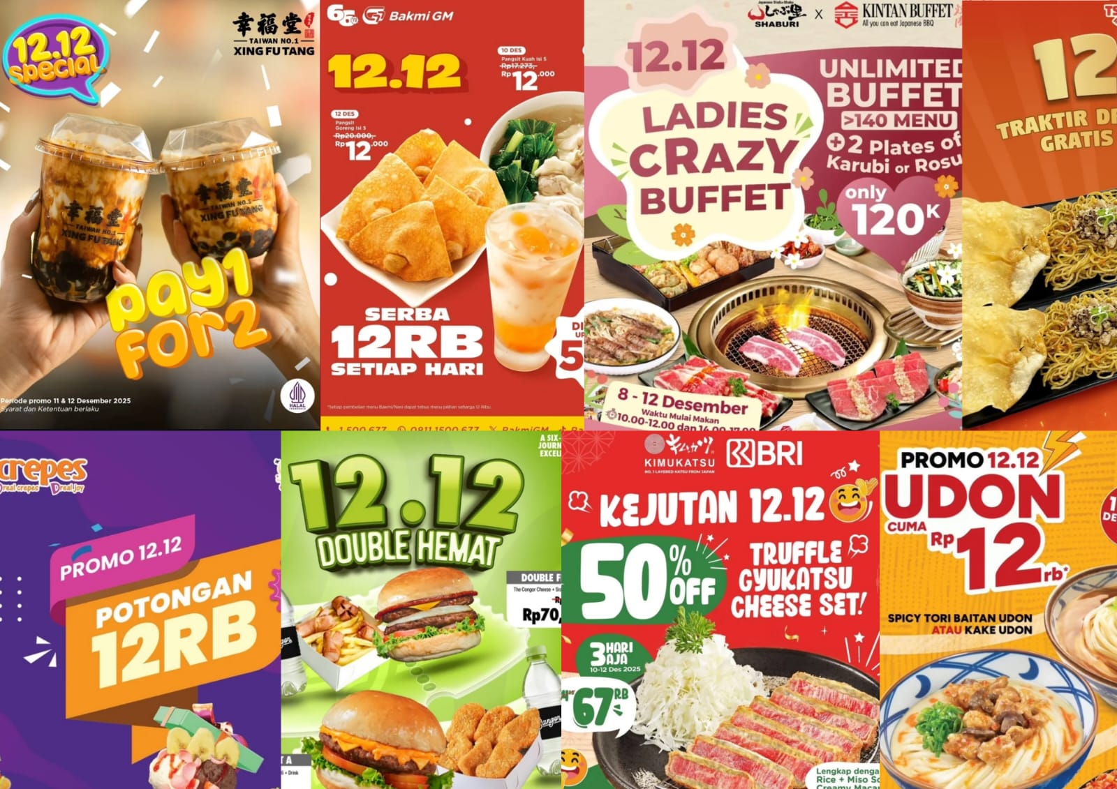 Nikmati segera berbagai promo 12.12 diskon makanan sebelum berakhir. Jangan sampai kelewatan!