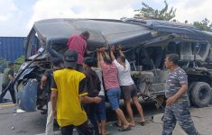 Kecelakaan Bus TNI AL di Tol Belmera, 12 Kru KRI Soeharso Luka-luka