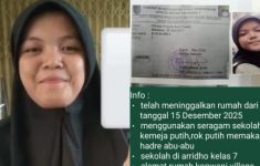 Siswi MTS Asal Depok Hilang Usai Berangkat Sekolah, Keluarga Ungkap Ciri-Cirinya!