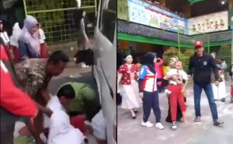 Mobil MBG Tabrak Siswa dan Guru SDN 01 Kalibaru di Jakut Saat Baris Berbaris, Netizen: Supirnya Baru Belajar Nyetir