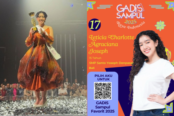 Profil Leticia Joseph, Putri Sheila Marcia dan Anji Pemenang Juara 1 Gadis Sampul 2025