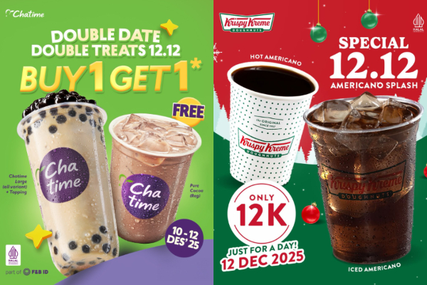 Deretan Promo 12.12 Minuman Kekinian yang Enak dan Super Hemat, Americano Cuma Rp12.000!