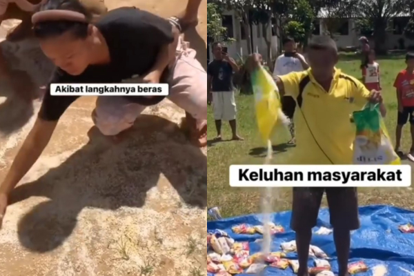 Warga Tapanuli Pungut Beras Bercampur Tanah, Bantuan Diterjunkan Lewat Udara