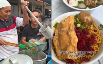 Viral! Penjual Mie Babi di Bandung Pakai Peci Bikin Heboh, Netizen: Mie Babi yang Jual Pak Haji