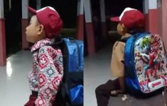 Viral! Siswa SD Asal Sulawesi Tengah Datang Jam 3 Pagi ke Sekolah, Netizen: Kamu Masih Masa Pertumbuhan