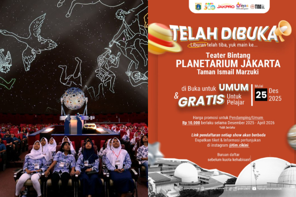Cara Pesan Tiket Planetarium Jakarta, Gratis 3 Bulan hingga 3 Bulan ke Depan, Intip Persyaratannya
