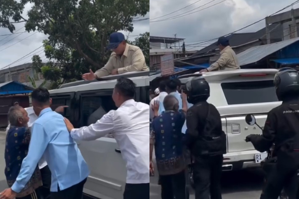 Pria Hadang Mobil Prabowo di Langkat Demi Curhat Langsung ke Presiden: Bapak Bagus, Tapi Aparaturnya Tidak Becus