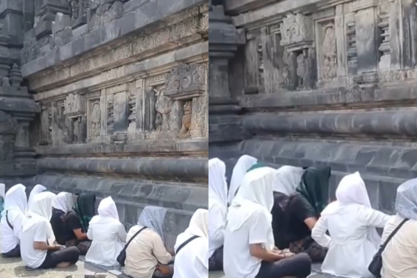Sekelompok Orang Zikir di Candi Prambanan Mendadak Viral di Media Sosial, Ini Kronologinya!