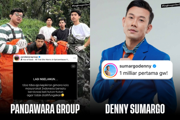 Isi Ajakan Pandawa Group Mau Beli Hutan Banjir Dukungan Influencer, Denny Sumargo: Rp1 Miliar Pertama