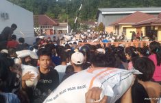 Gudang bulog Sibolga dijarah saat bencana. (Source: RRI)