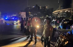 Ilustrasi aksi balap liar di Jakarta Pusat dibubarkan polisi. (Source: Suara Global)