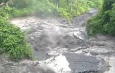 Ilustrasi banjir lahar Gunung Semeru. (Source: BPBD)