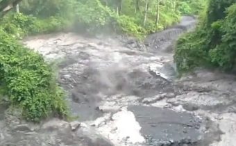 Ilustrasi banjir lahar Gunung Semeru. (Source: BPBD)