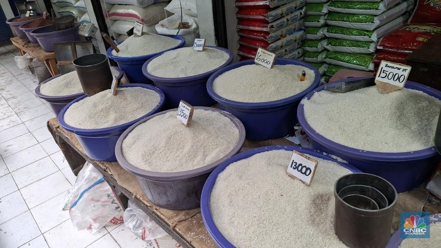 Ilustrasi beras. (Source: CNBC)