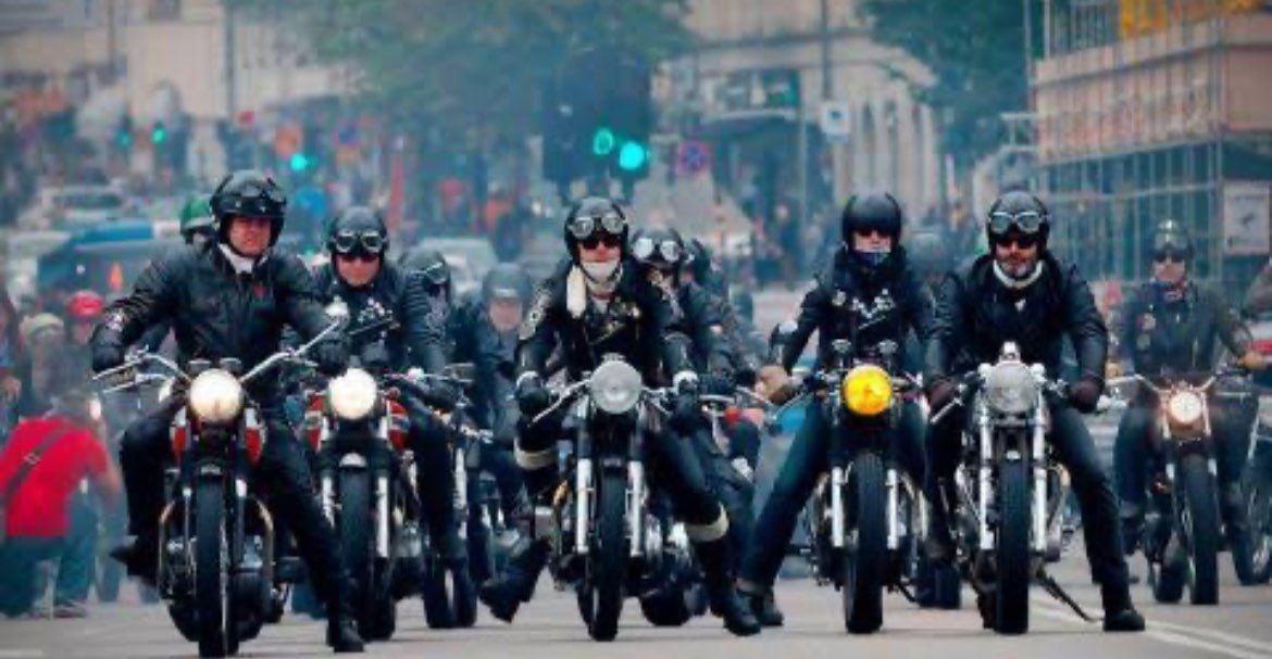 Ilustrasi geng motor