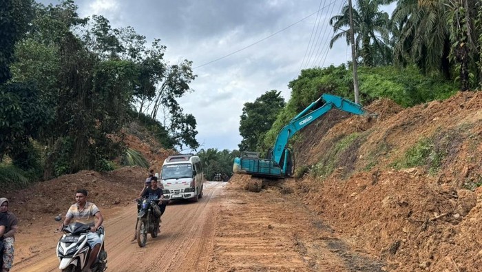 Ilustrasi jalan yang sudah dapat di akses. (Source: Kementerian PU)