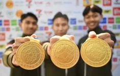 Ilustrasi medali emas SEA Games 2025. (Source: Antara)